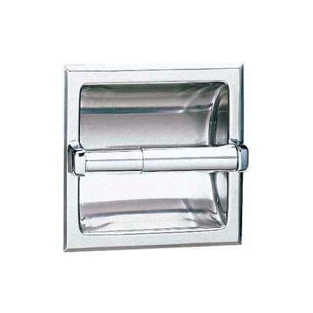 Bobrick Bobrick 600 Series Recessed Single Tissue Dispenser - Satin - B6677